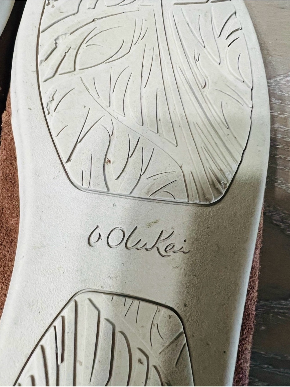OluKai Nohea Perf Slip On Loafers BLUE & BROWN size 7 LOT - Picture 13 of 14